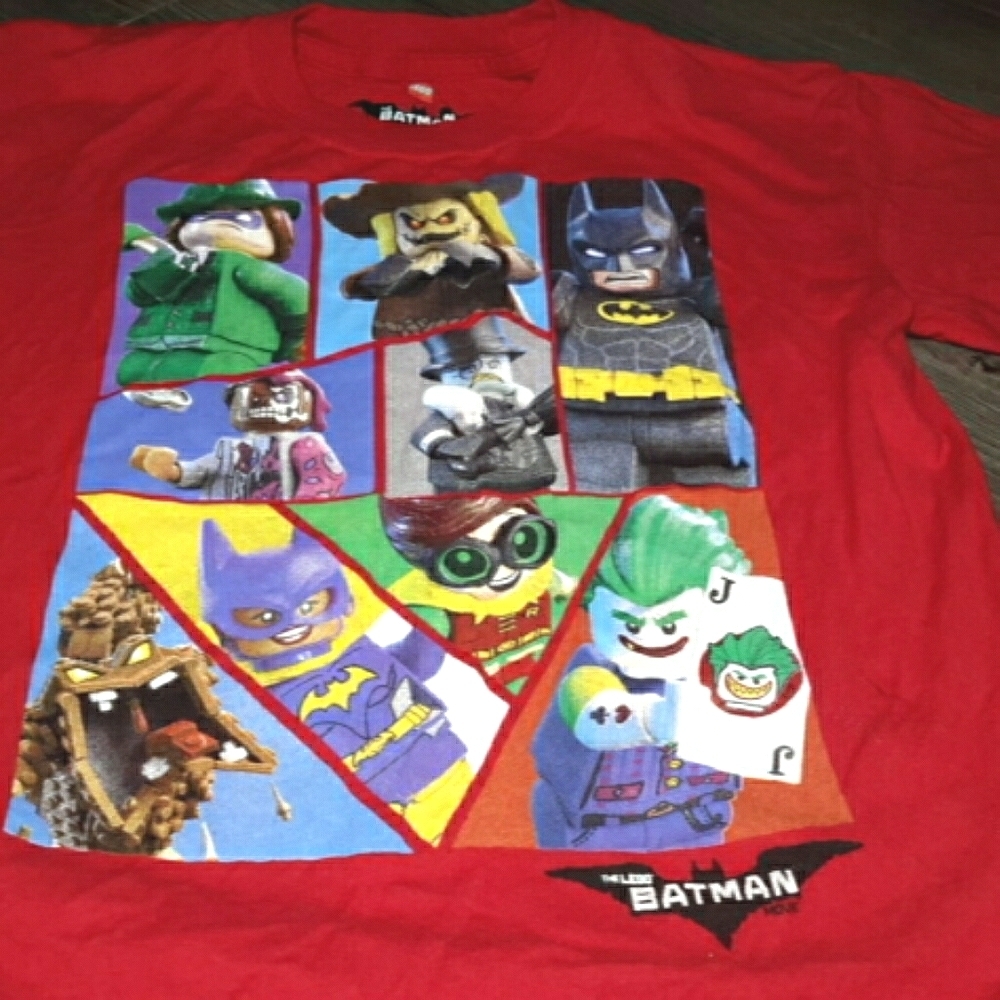 Kids Lego Batman tee shirt/ Gently Used
